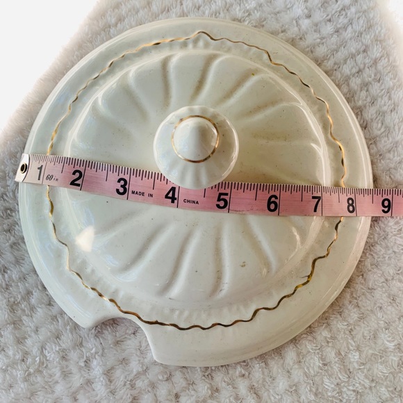 Vintage 1940s soup tureen serving dish with lid - Picture 12 of 12